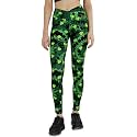 sissycos Women's Christmas Halloween Crossover Leggings High Waisted
