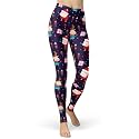 sissycos Women's Christmas Halloween Crossover Leggings High Waisted