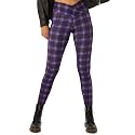 sissycos Women's Christmas Halloween Crossover Leggings High Waisted