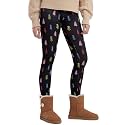 sissycos Women's Christmas Halloween Crossover Leggings High Waisted