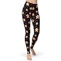 sissycos Women's Christmas Halloween Crossover Leggings High Waisted