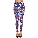 sissycos Women's Christmas Halloween Crossover Leggings High Waisted
