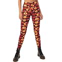 sissycos Women's Christmas Halloween Crossover Leggings High Waisted