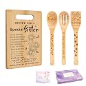 Sister Gifts Cutting Board Set, Sister Birthday Gifts from Sisters