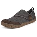 Diabetic Slippers for Men Women Wide Width Adjustable Walking Shoes with Arch Support Orthopedic Arthritis Edema Swollen Comfy Slip-on Barefoot House Shoes Zero Drop Sole Coffee