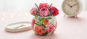 SitarabySimar Floral Ceramic Flower Vase Ceramic Vase