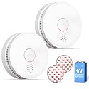 SITERWELL Smoke Detector Fire Alarms 9V Battery Operated