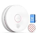 SITERWELL Smoke Detector Fire Alarms 9V Battery Operated