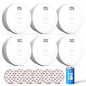 SITERWELL Smoke Detector 10 Year Battery, Small Smoke Fire Detectors