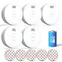 SITERWELL Smoke Detector 10 Year Battery,5 Packs Smoke Fire Detectors