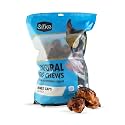 Sitka Farms Smoked Beef Knee Cap Bones for Dogs, Dog Chew Treats, 25 Count