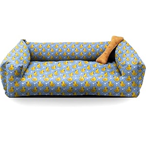 sitsnooze xxxl dog bed 45kg for tibetan mastiff saint bernard bully kutta - giant orthopedic washable mattress heavy duty calming sofa lounger waterproof cushion print 8 xxxl