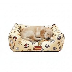 sitsnooze xxxl dog bed 45kg for tibetan mastiff saint bernard bully kutta - giant orthopedic washable mattress heavy duty calming sofa lounger waterproof cushion printed xxxl