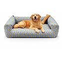 SITSNOOZE XXXL Dog Bed (45kg+) for Tibetan Mastiff, Saint Bernard, Bully Kutta - Giant Orthopedic Washable Mattress, Heavy Duty Calming Sofa Lounger, Waterproof Cushion (Print 8, XXXL)