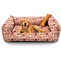 SITSNOOZE Small Dog Bed (Up to 5kg) for Shih Tzu, Pomeranian, Chihuahua Puppies - Plush Soft Washable Bed, Orthopedic Cushion, Indoor Waterproof Anti-Slip Bottom Pet Mattress (Print 11, S)
