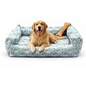 SITSNOOZE XL Dog Bed (20 to 30kg) for Labrador, Golden Retriever, Husky - Orthopedic Sofa Mattress, Washable Heavy Duty Pet Lounger Cushion, Waterproof Non-Slip Calming Bed (Print 6, XL)