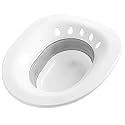 Sitz Bath for Toilet Hemorrhoids - KETHISTONE, for Postpartum Pregnant-Women or Hemorrhoids, Foldable Hangable Storage Large-Capacity Private Care Washing Anti-Overflow Toilet Seat