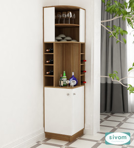 sivom luxe bar unit for homebar engineered wood bar cabinet
