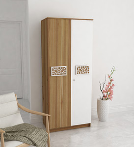 sivom spacy multipurpose 2 door closet engineered wood 2 door wardrobe