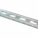 SIX 8-ft E Track Tie-Down Rails | Vertical Hot-Dipped Galvanized Steel, E Track Rail Trailer Accessories, E-Tracks Tie Downs for Cargo on Pickup, Truck, Flatbed, Van
