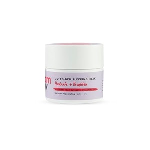sixam glow go-to-bed sleeping mask  hydrating gel cream  overnight brightening face mask with hyaluronic acid amp blueberry  korean skincare for all skin types  50g for radiant glowing skin