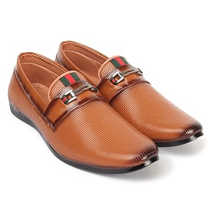 siya freeplay loafers shoes for boyskids casual and party footwear for age 2 to 10 years - black brown tan