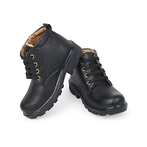 siya freeplay kids stylish lace-up ankle boots for boys amp girls  side zipper casual boots  comfortable anti-slip winter boots for kids