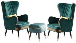 SIYARA DESIGN High Back Wing Chair with