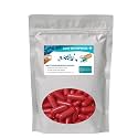 SIZE 2 (250 MG) Empty Gelatin Capsules (PACK OF 1000) (RED RED, SIZE 2 (250 MG))