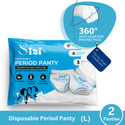SIZI Dispoable White Leakproof Period Panty for
