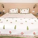 SJ Art &amp; Crafts Rajasthani Traditional Jaipuri Double Razai/Quilt/Blanket/ac Comforter 90X108 Inch