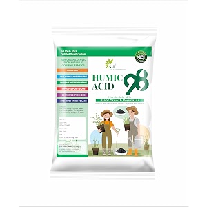 sj organics 98 humic acid for plants 2 kg plant fertilizer for potted plants  growth enhancer soil conditioner improves plant root system
