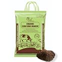 SJ Organics Cow Dung Manure for Plants - 5 Kg | Odourless | Fertilizer for plants | Manure for home gardening | 100% Organic|