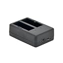 SJCAM Dual Slot Battery Charger with Micro USB Cable for SJCAM SJ4000 | SJ5000 | M10 Series