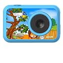 SJCAM FunCam 2" LCD HD Digital Action Camera | Full HD 1080P | for Video Recording, Photo Shooting, Timelapse Video | Cartoon Print with in-Built Games for Children & Adult Kids (FunCam Lion)