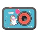 SJCAM FunCam 2" LCD HD Digital Action Camera | Full HD 1080P | for Video Recording, Photo Shooting, Timelapse Video | Cartoon Print with in-Built Games for Children &amp; Adult Kids (FunCam Unicorn)