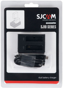sjcam sj10 dual charger  camera battery charger