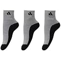 SJeware Men and Women Ankle Length Socks (Pack of 3) (Grey)