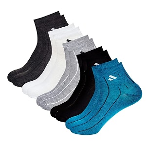 sjeware men and women solid ankle length sockspack of 5 sjw-6008