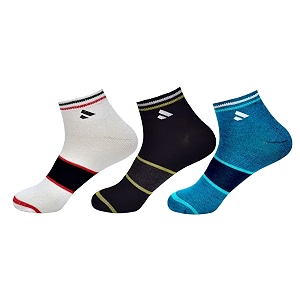 sjeware men and women solid ankle length socks pack of 3 sjw-6023