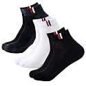 SJeware Women's Polyester Men And Solid Ankle Length Socks (Pack Of 3), Multicolour