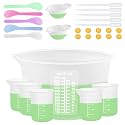 Sjubaopen Silicone Measuring Cups 600ml for Resin, Epoxy, Baking