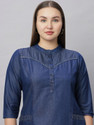 SK Creation Self Design Cotton Blend Straight