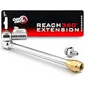 SKÖG Chuck Mates Reach360 7-inch Extension for Tire Inflators, Open-Flow