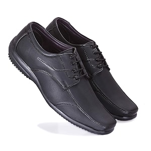 synthetic leather party casual shoes for men and boys with lace