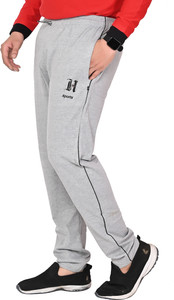 SK HOSIERY Striped Men Grey Track Pants