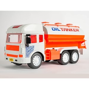 my first wheels oil tanker friction powered realistic big size automobile construction engineering plastic toy vehicle for kids