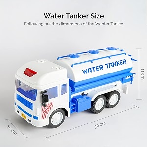my first wheels toy water tanker truck friction powered realistic big size automobile construction engineering plastic toy vehicle for kids