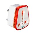 SKADIOO (1pc) Converter Plug 6 Ampere to 16 Ampere with Universal Sockets for International Pins (Orange)