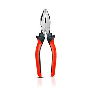 skadioo 8-inch combination pliers  heavy duty hand tool for cutting gripping amp bending  multi-function electricians pliers for home amp professional use